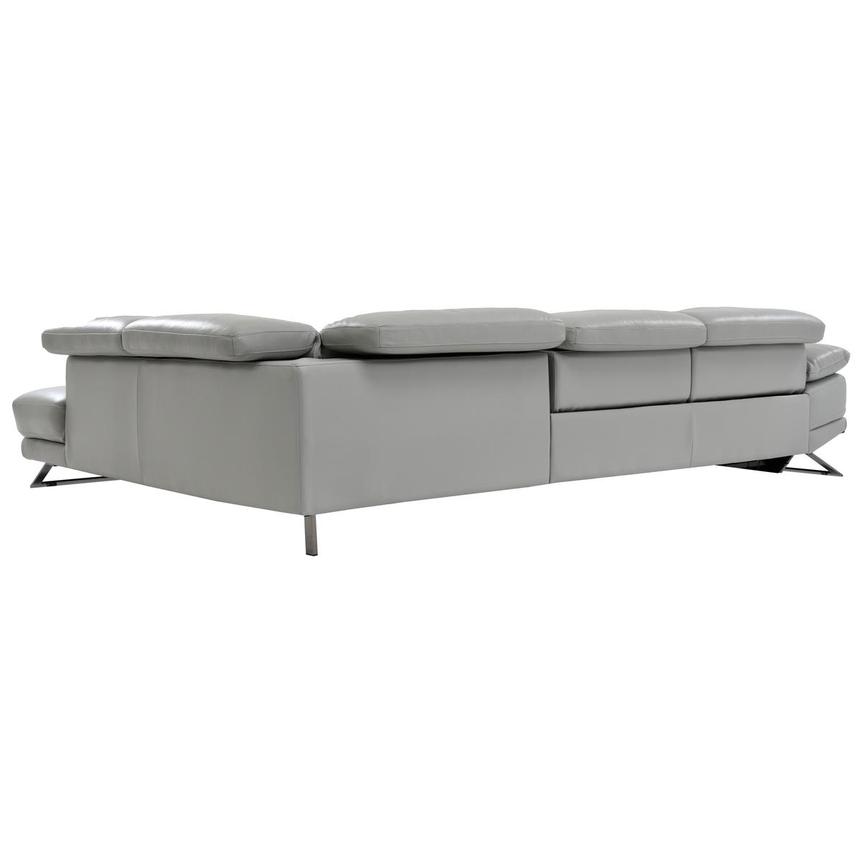 Toronto Silver Leather Power Reclining Sofa w/Right Chaise alternate image, 5 of 8 images.