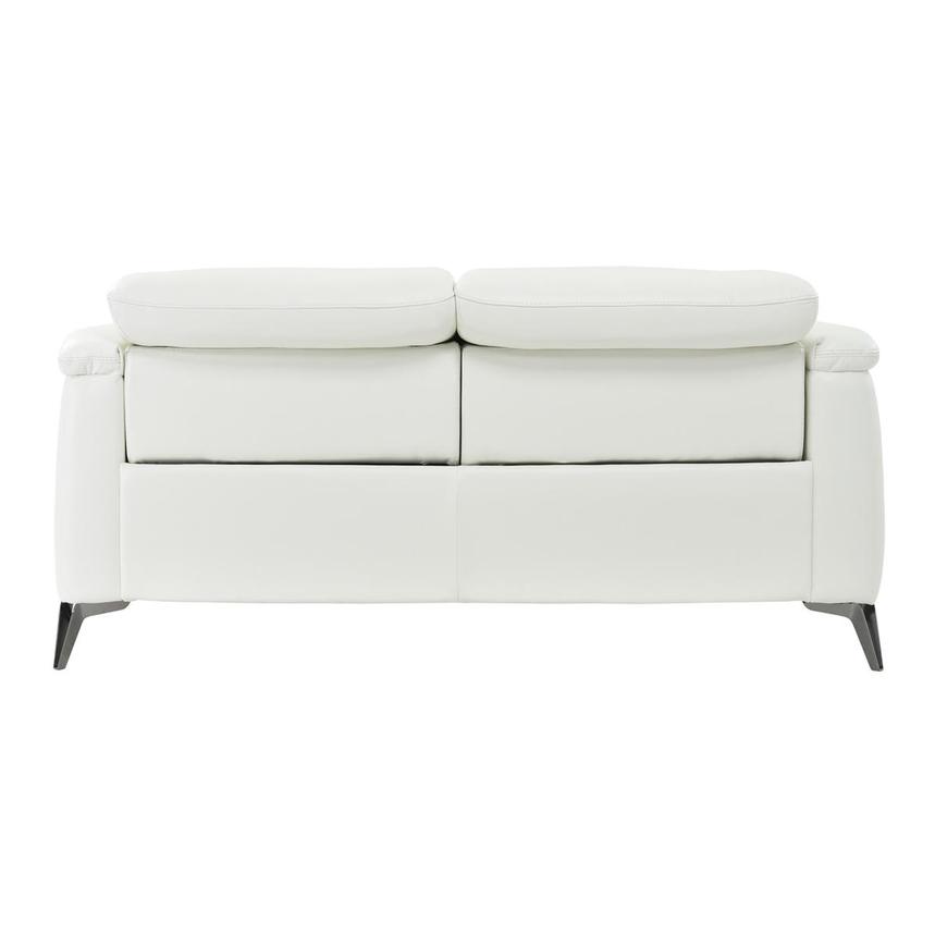 Anabel White Leather Power Reclining Loveseat  alternate image, 5 of 10 images.