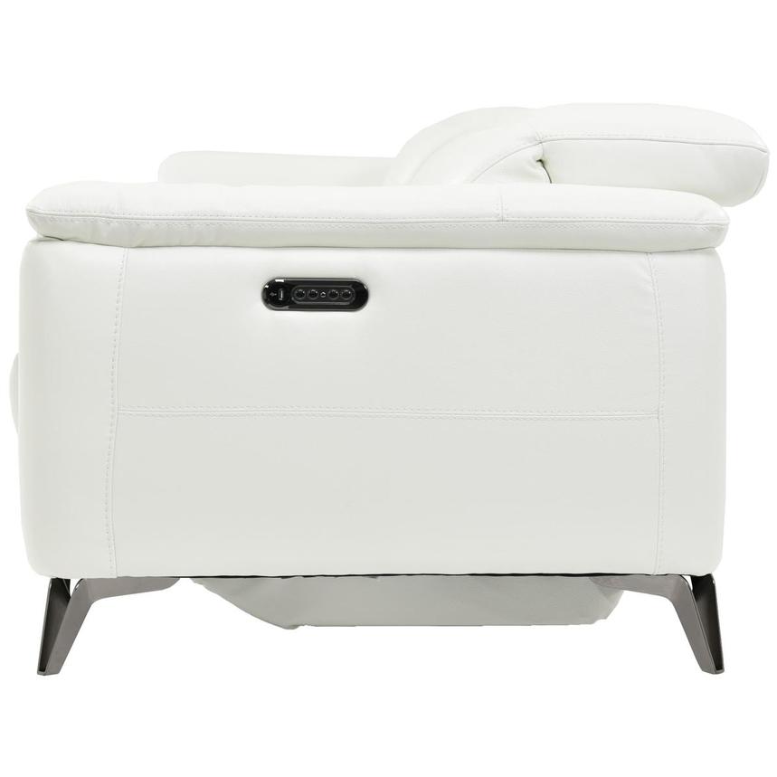 Anabel White Home Theater Leather Seating with 5PCS/2PWR El Dorado