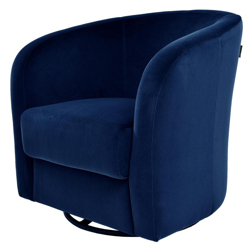 navy blue swivel accent chair