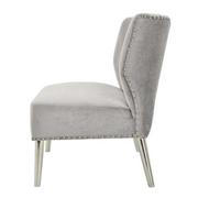 Palermo Gray Accent Chair  alternate image, 3 of 6 images.