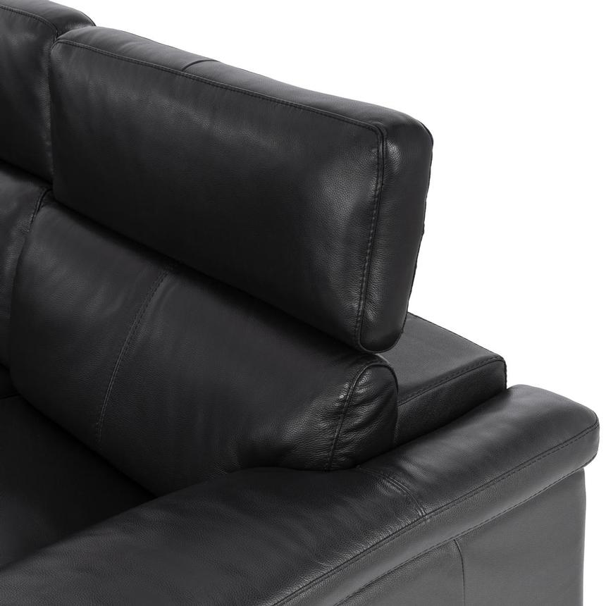 Charlie Black Leather Power Reclining Sectional with 5PCS/3PWR alternate image, 8 of 12 images.