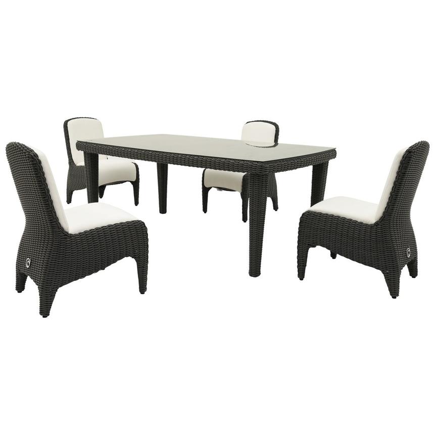 Luxor Gray 5Piece Patio Set El Dorado Furniture