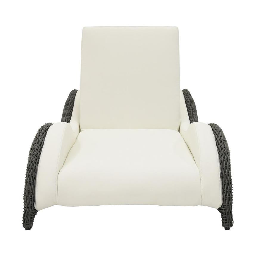 Luxor Gray Chaise Lounge  alternate image, 3 of 6 images.