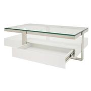 Calypso White Coffee Table  alternate image, 3 of 6 images.