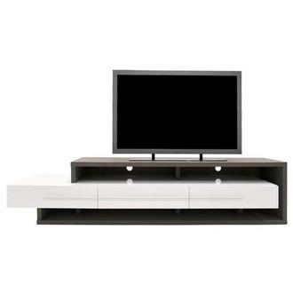 Wall Entertainment Units Tv Stands El Dorado Furniture Avanti Gray White Tv Stand