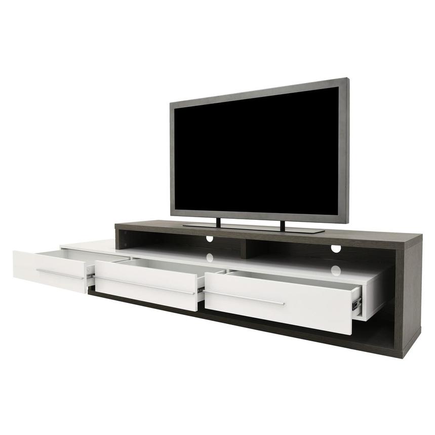 Avanti Gray/White TV Stand El Dorado Furniture