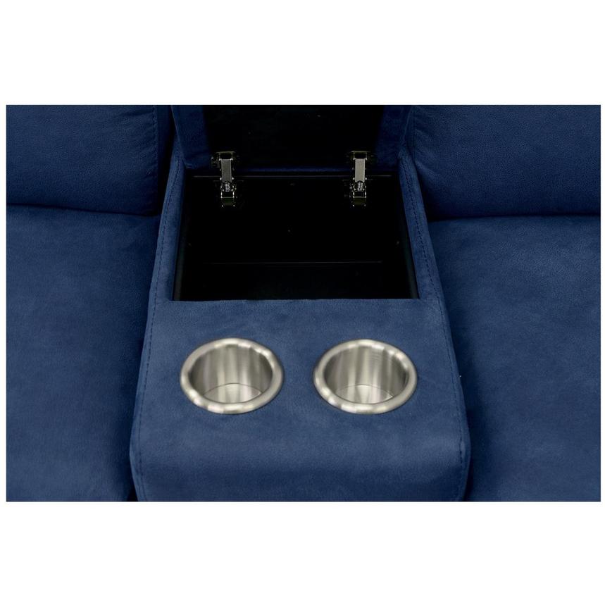 Karly Blue Home Theater Seating with 5PCS/2PWR  alternate image, 8 of 11 images.