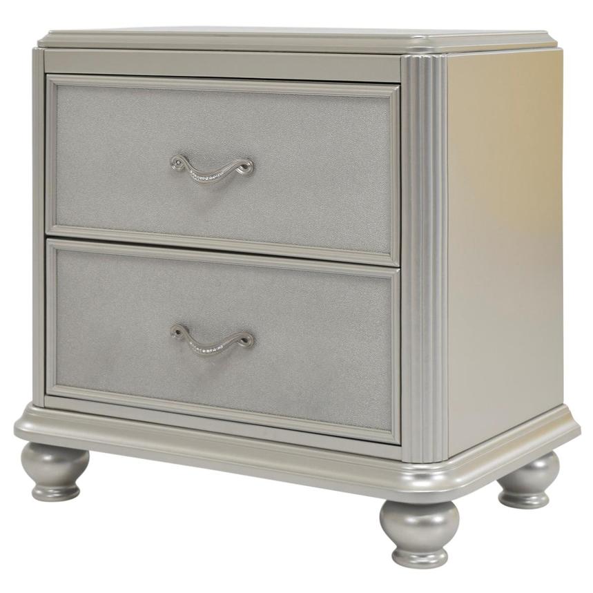 Kaleidoscope Silver Nightstand  alternate image, 7 of 13 images.
