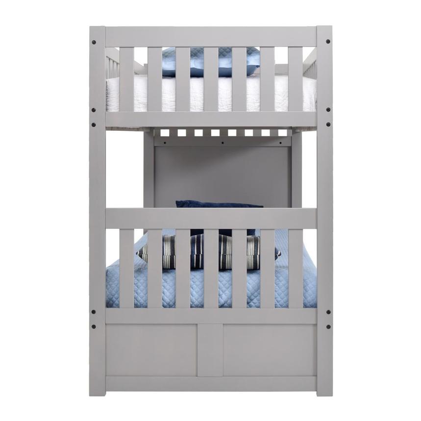 Balto Gray Twin Bunk Bed w/Storage  alternate image, 5 of 7 images.