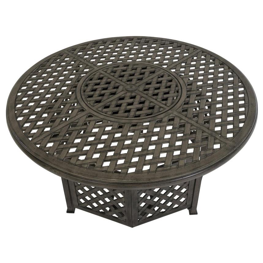 Castle Rock Gray Fire Pit Table El Dorado Furniture