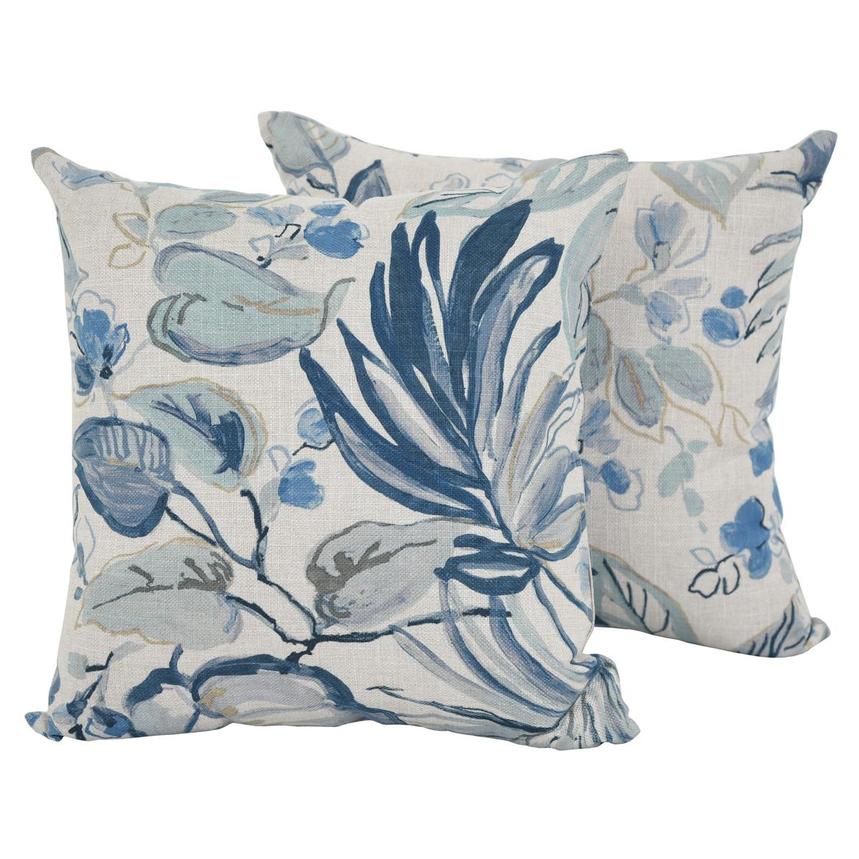 Scarlett Blue Two Accent Pillows El Dorado Furniture