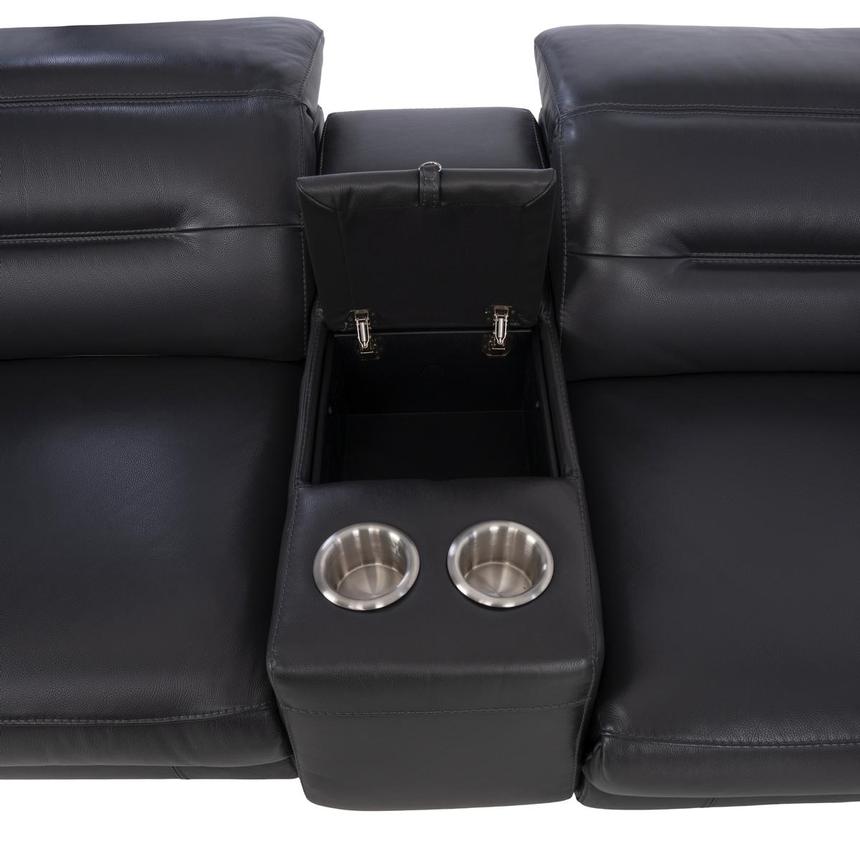 Anabel Gray Home Theater Leather Seating with 5PCS/3PWR  alternate image, 5 of 12 images.