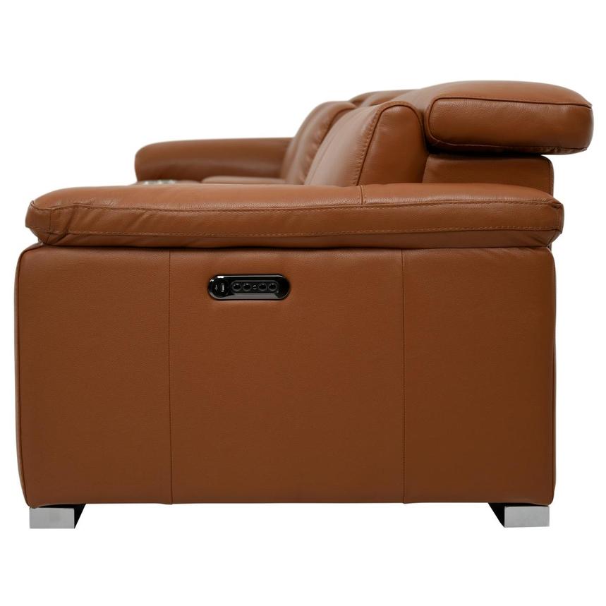 Charlie Tan Home Theater Leather Seating with 5PCS/3PWR  alternate image, 4 of 12 images.