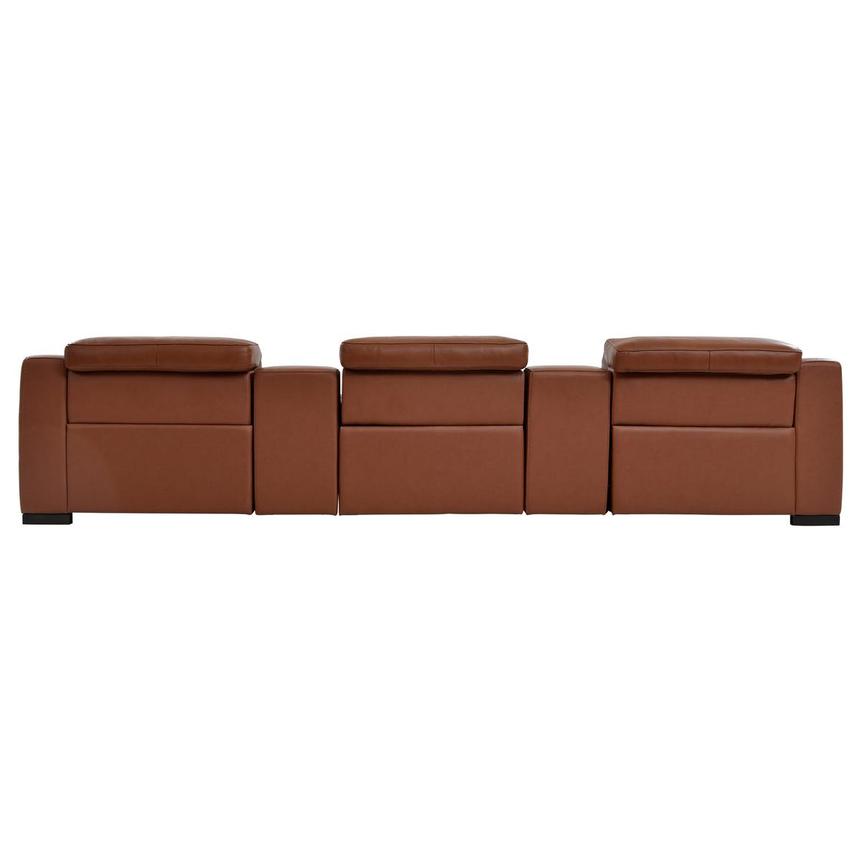 Gian Marco Tan Home Theater Leather Seating with 5PCS/3PWR alternate image, 5 of 10 images.