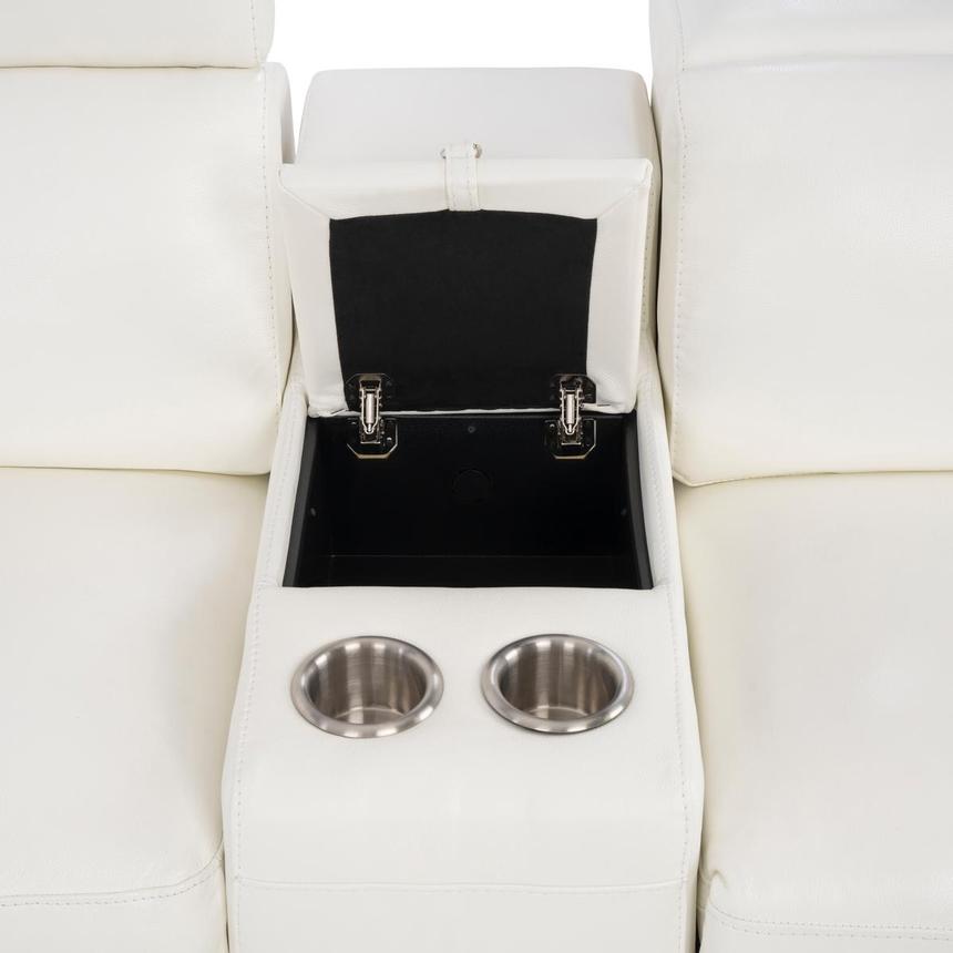 Charlie White Home Theater Leather Seating with 5PCS/3PWR alternate image, 5 of 11 images.