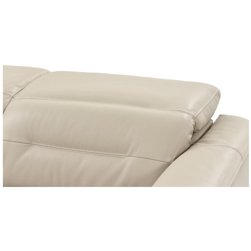Anabel Cream Home Theater Leather Seating El Dorado Furniture Anabel Cream Home Theater Leather, Evian Leather Power Reclining Sofa