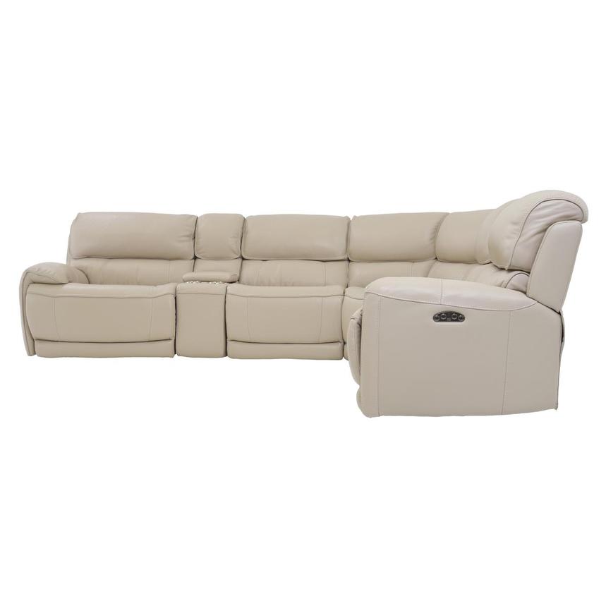 Cody Cream Leather Power Reclining, Cream Leather Sectional Sofa