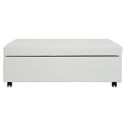Pressley II White Twin Ottoman Bed w/Casters  alternate image, 5 of 9 images.