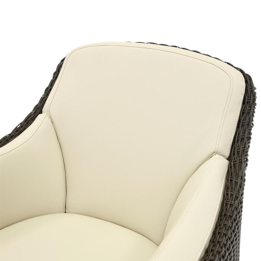 Luxor Brown Swivel Accent Chair  alternate image, 5 of 6 images.