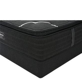 BRB-C-Class PT King Mattress w/Low Foundation Beautyrest Black by Simmons