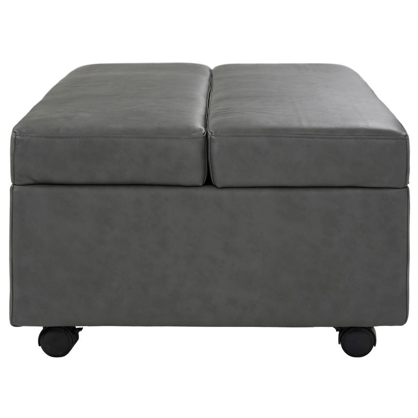 Pressley II Gray Twin Ottoman Bed w/Casters  alternate image, 4 of 9 images.