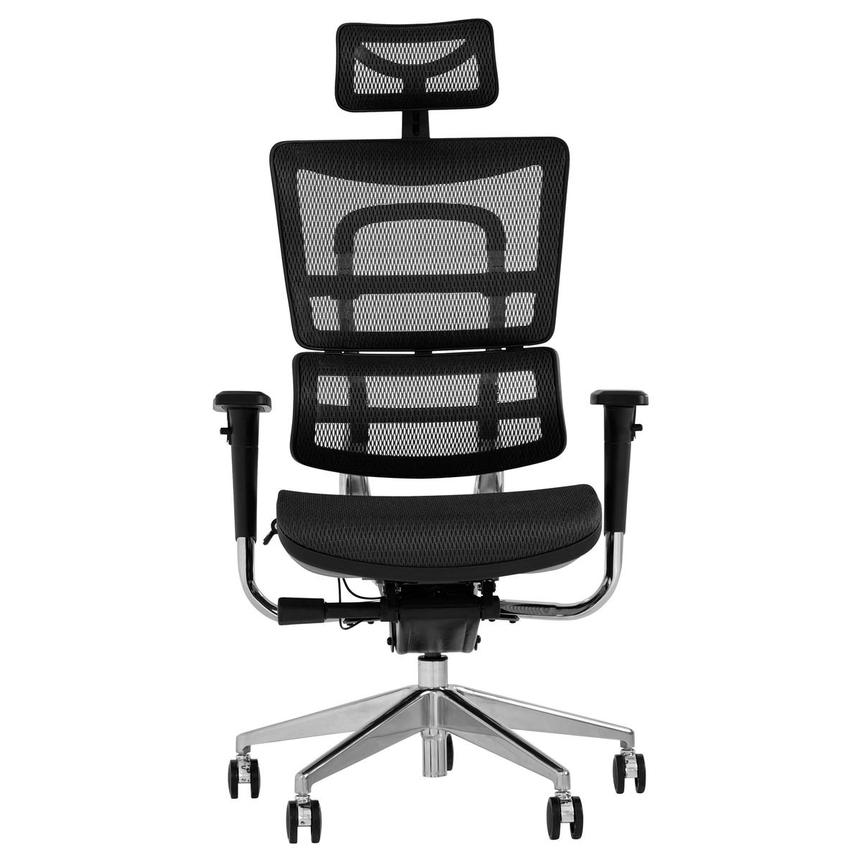 Arsenio Black High Back Desk Chair  alternate image, 2 of 12 images.