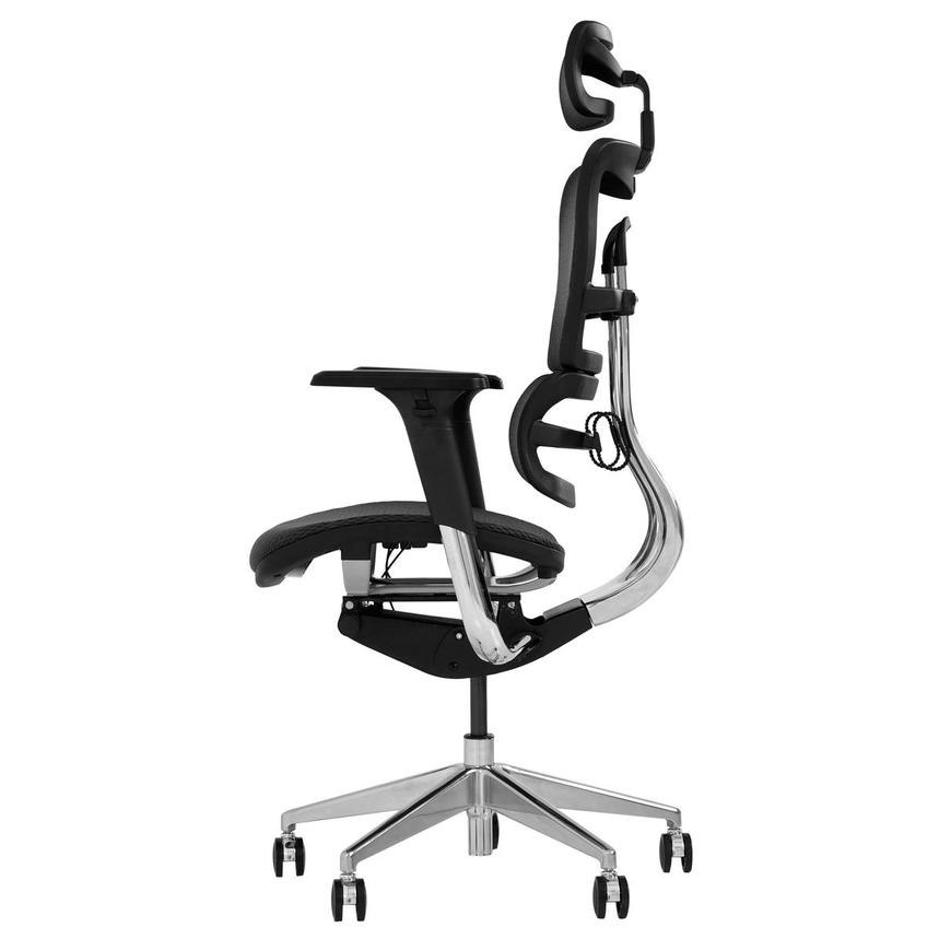 Arsenio Black High Back Desk Chair  alternate image, 6 of 13 images.