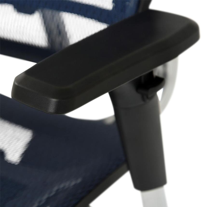 Arsenio Blue High Back Desk Chair  alternate image, 11 of 14 images.