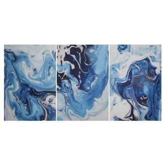 Azure Set of 3 Acrylic Wall Art