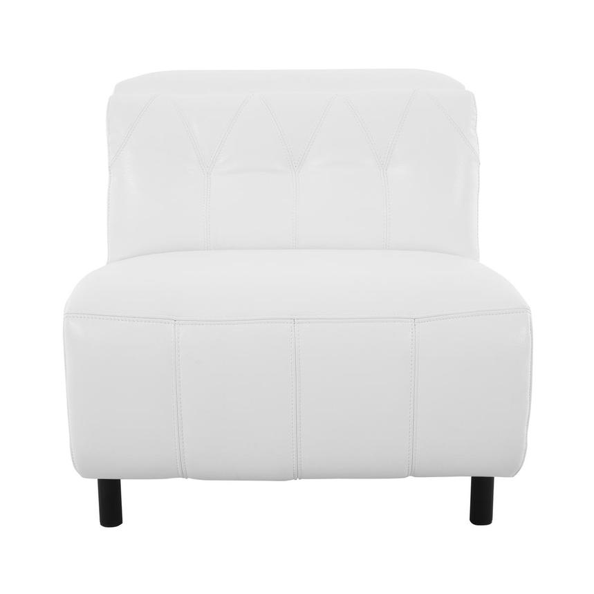 Anchi White Armless Chair  main image, 1 of 5 images.