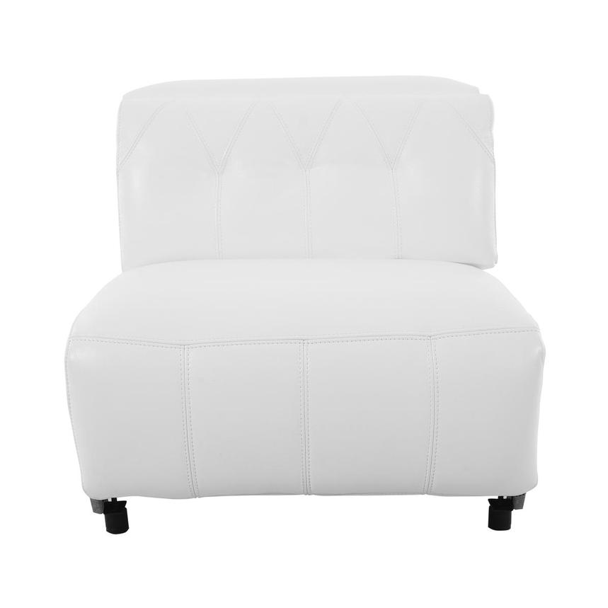 Anchi White Power Motion Armless Recliner  main image, 1 of 5 images.