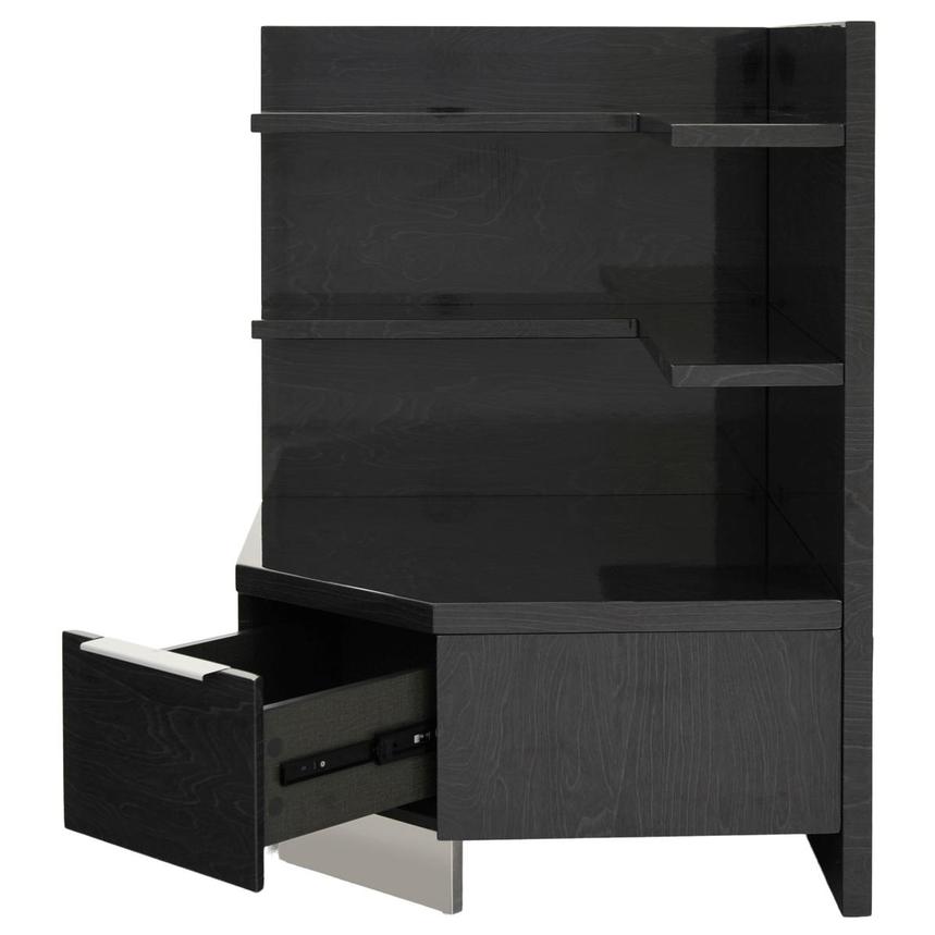 Ally Gray Corner Nightstand El Dorado Furniture