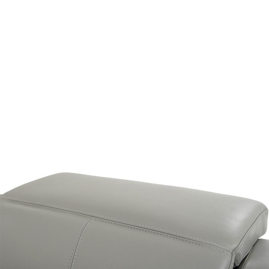 Davis 2.0 Silver Home Theater Leather Seating with 5PCS/3PWR  alternate image, 7 of 11 images.