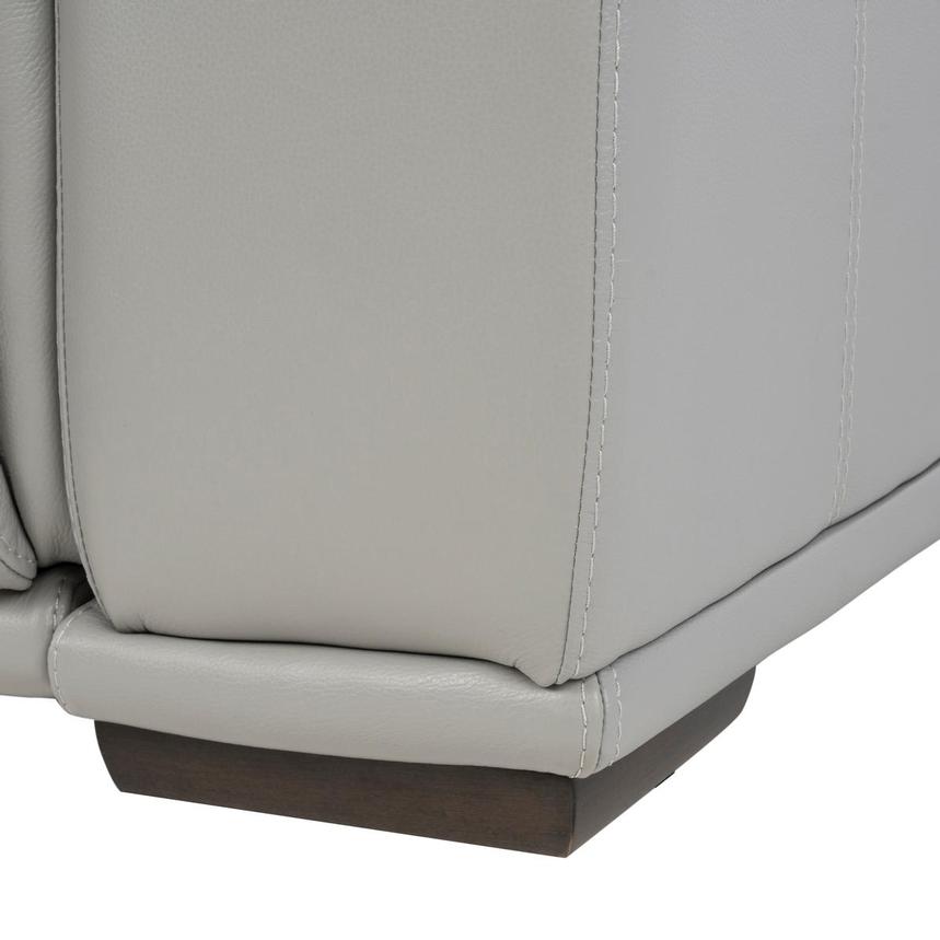 Davis 2.0 Silver Home Theater Leather Seating with 5PCS/3PWR alternate image, 8 of 9 images.
