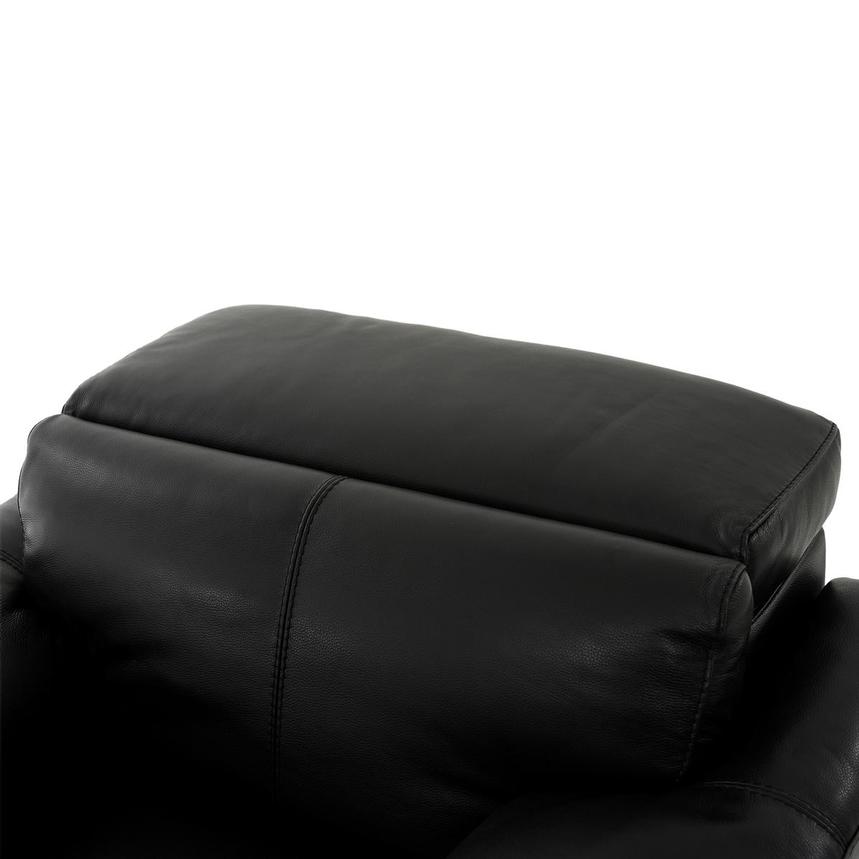 Charlie Black Leather Power Recliner  alternate image, 7 of 12 images.