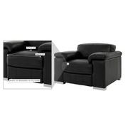 Charlie Black Leather Power Recliner  alternate image, 11 of 12 images.