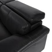 Charlie Black Leather Power Reclining Sofa  alternate image, 4 of 8 images.