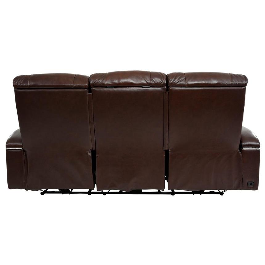 Gio Brown Leather Power Reclining Sofa  alternate image, 5 of 18 images.