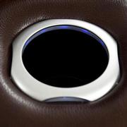 Gio Brown Leather Power Reclining Sofa  alternate image, 14 of 18 images.