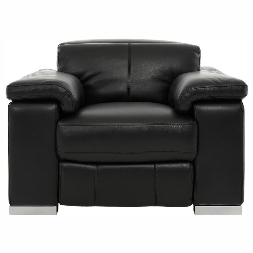 Charlie Black Leather Power Recliner El Dorado Furniture