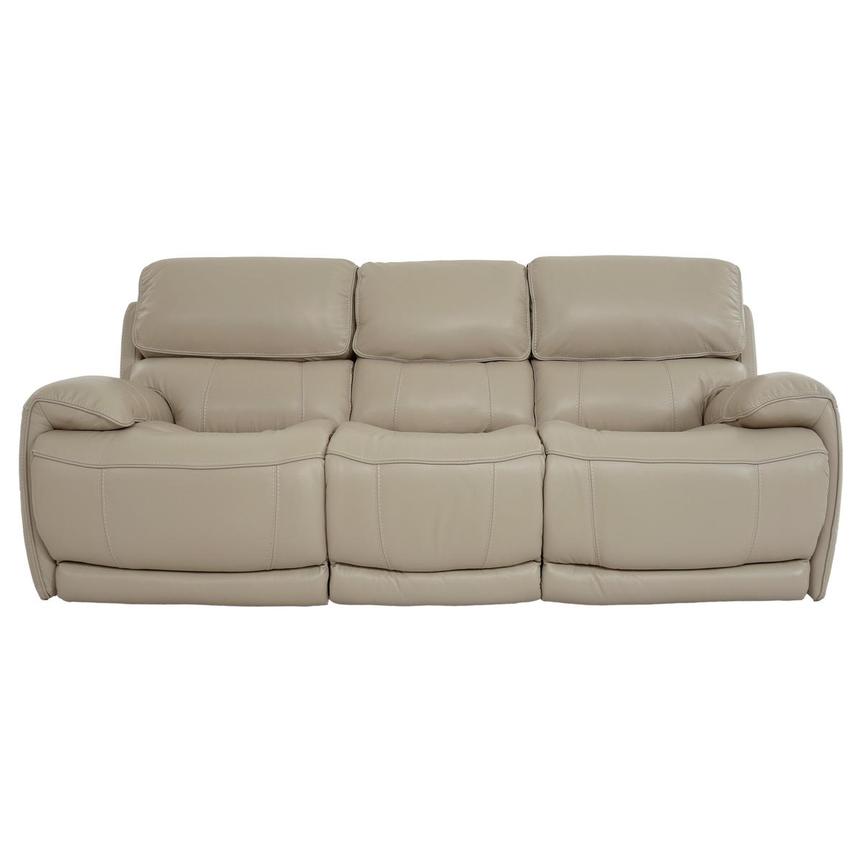 Cody Cream Leather Power Reclining Sofa El Dorado Furniture