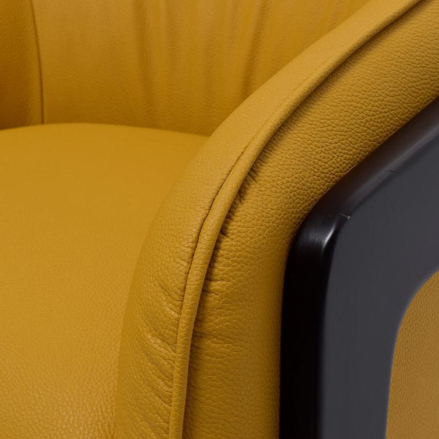 Irene Yellow Accent Chair  alternate image, 6 of 8 images.