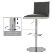 Allison Gray Adjustable Stool  alternate image, 9 of 10 images.