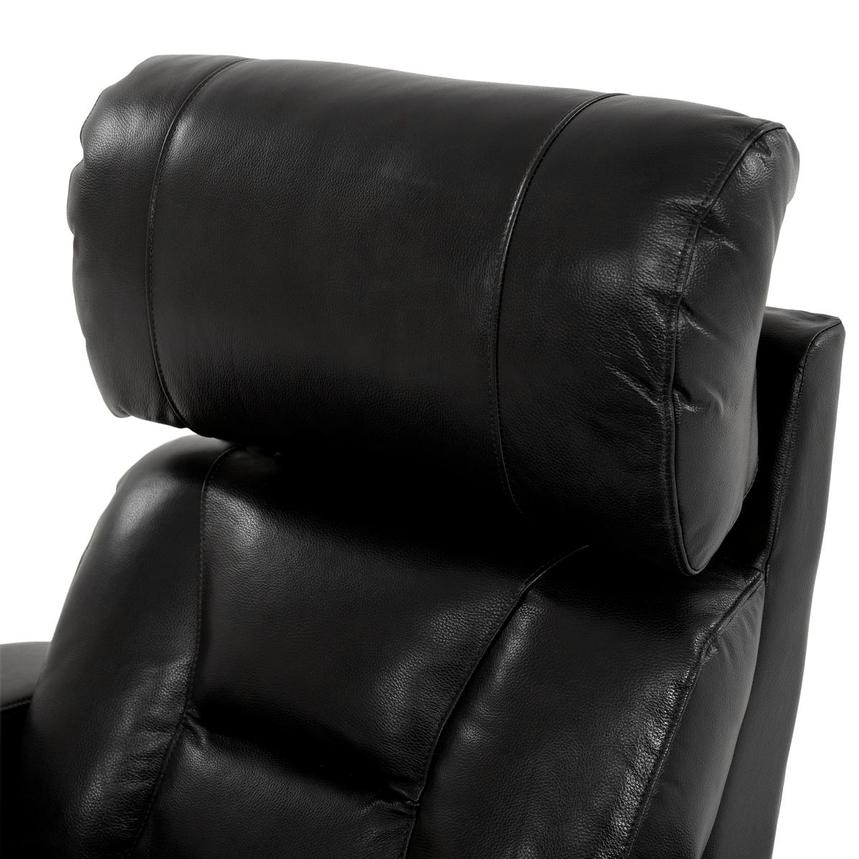 Gio Black Leather Power Recliner  alternate image, 7 of 14 images.