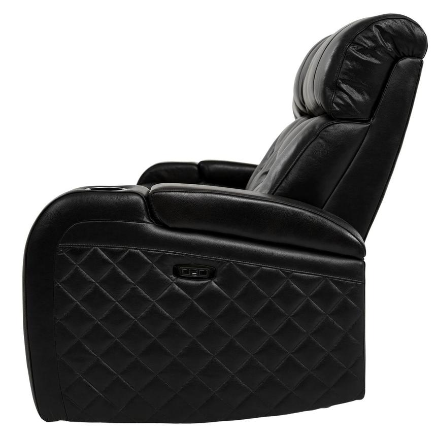 Gio Black Leather Power Reclining Sofa  alternate image, 4 of 18 images.