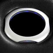Gio Black Leather Power Reclining Sofa  alternate image, 14 of 18 images.