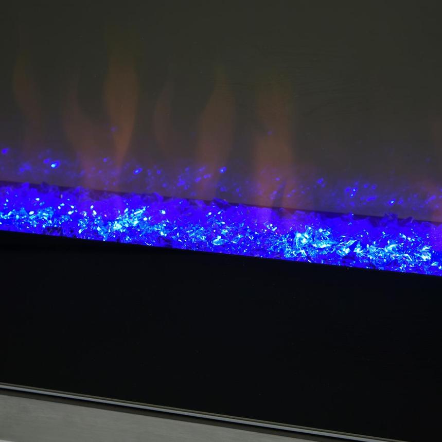 Teire White Electric Fireplace  alternate image, 8 of 12 images.