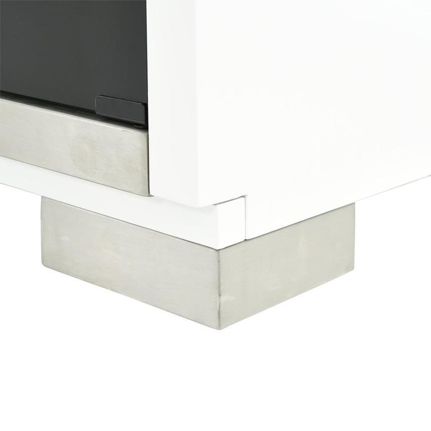 Teire White Electric Fireplace w/Cabinets alternate image, 15 of 15 images.