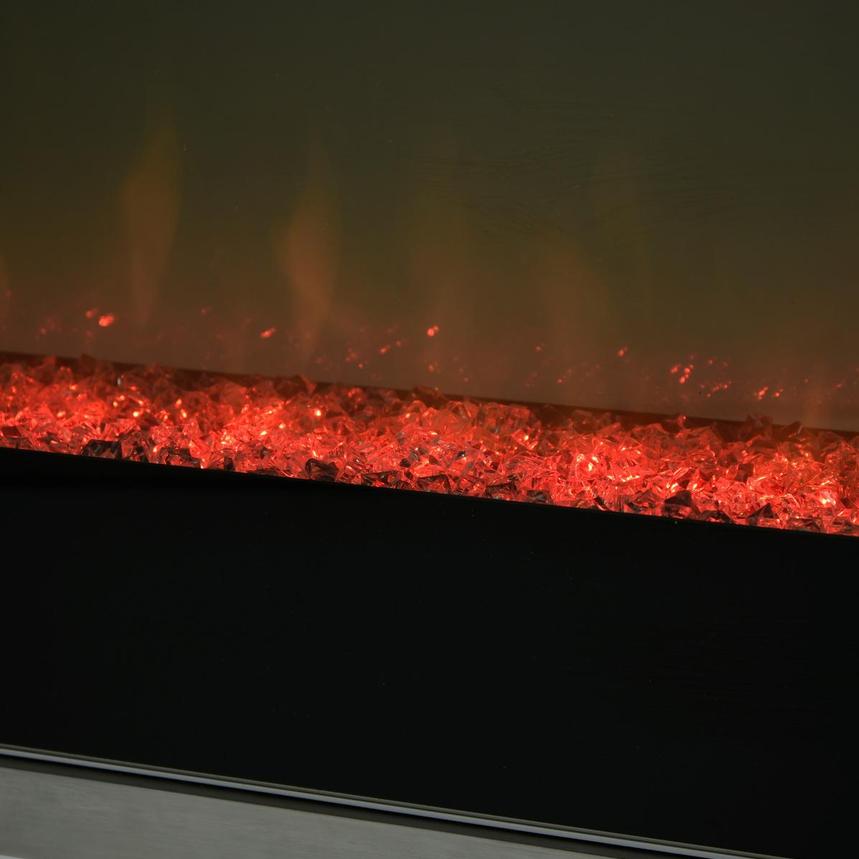 Teire White Electric Fireplace  alternate image, 7 of 12 images.